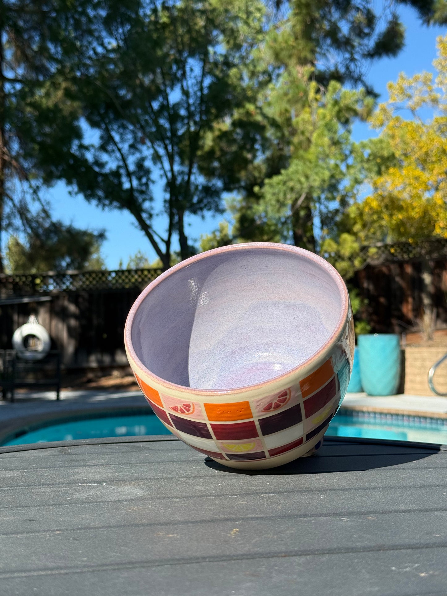 Checkered Fruit Bowl, 5 (Second)