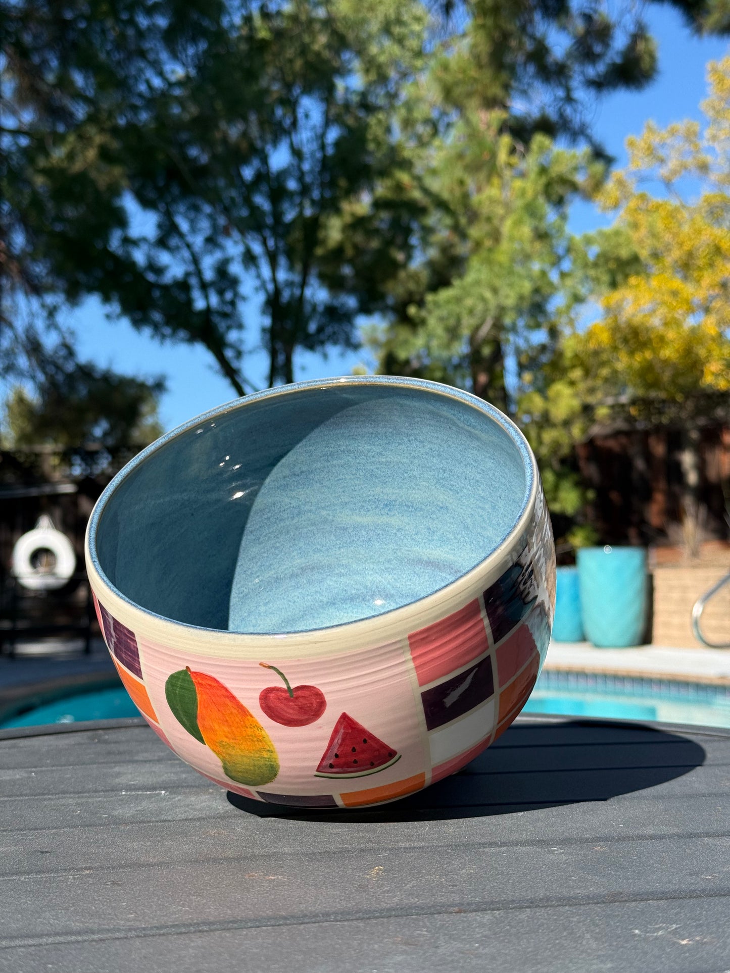 Checkered Fruit Bowl, 3 (Second)