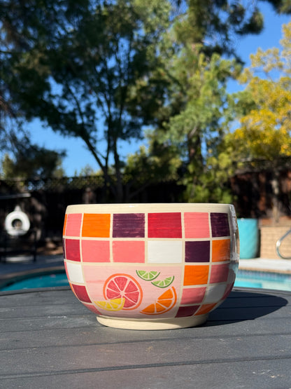 Checkered Fruit Bowl, 3 (Second)