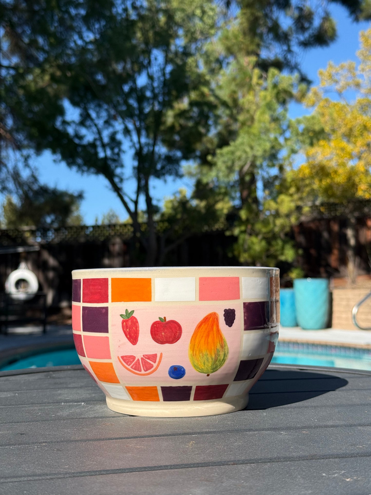 Checkered Fruit Bowl, 7 (Second)
