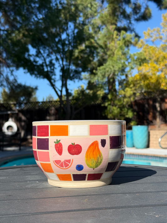 Checkered Fruit Bowl, 7 (Second)