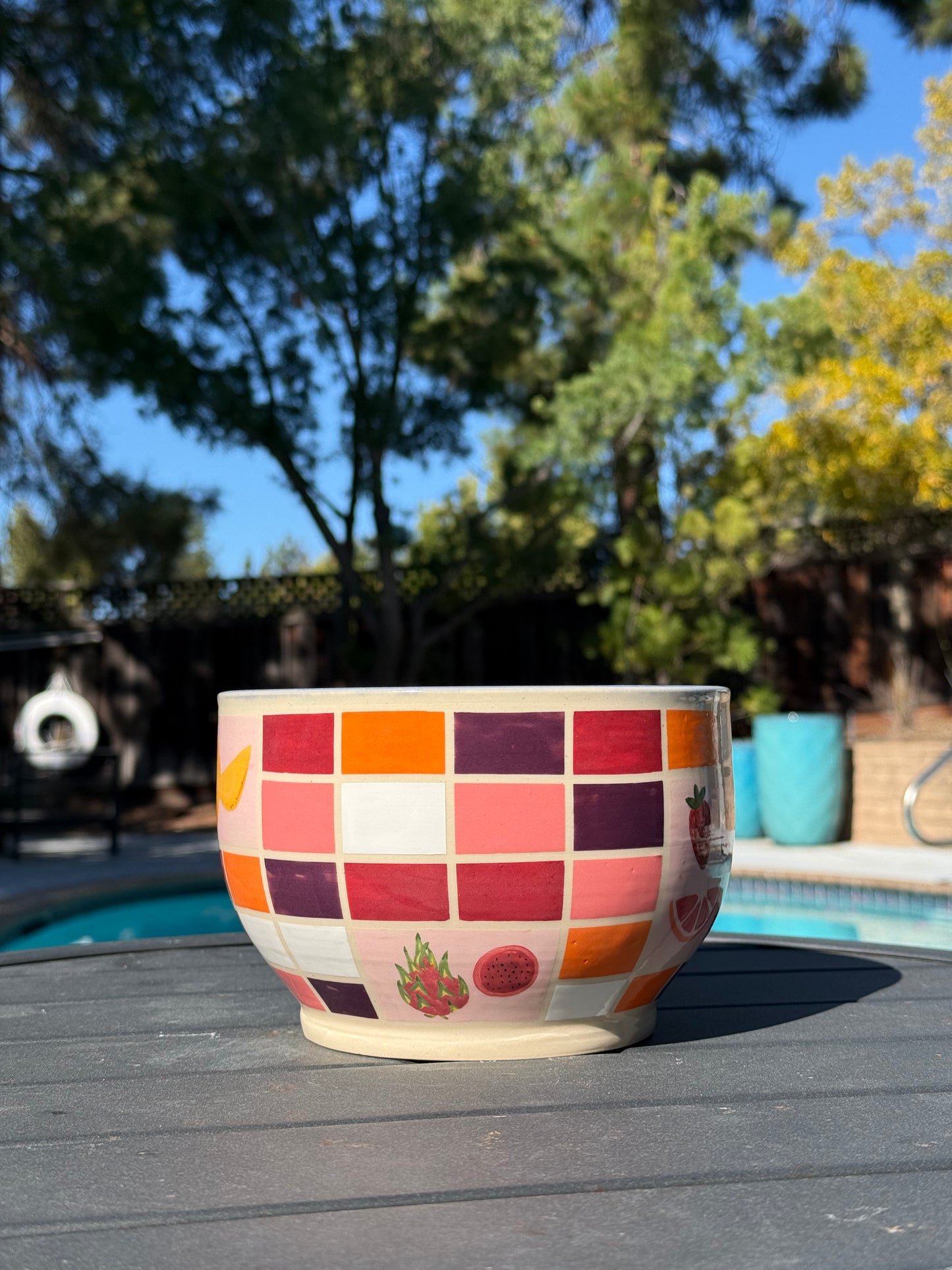 Checkered Fruit Bowl, 7 (Second)