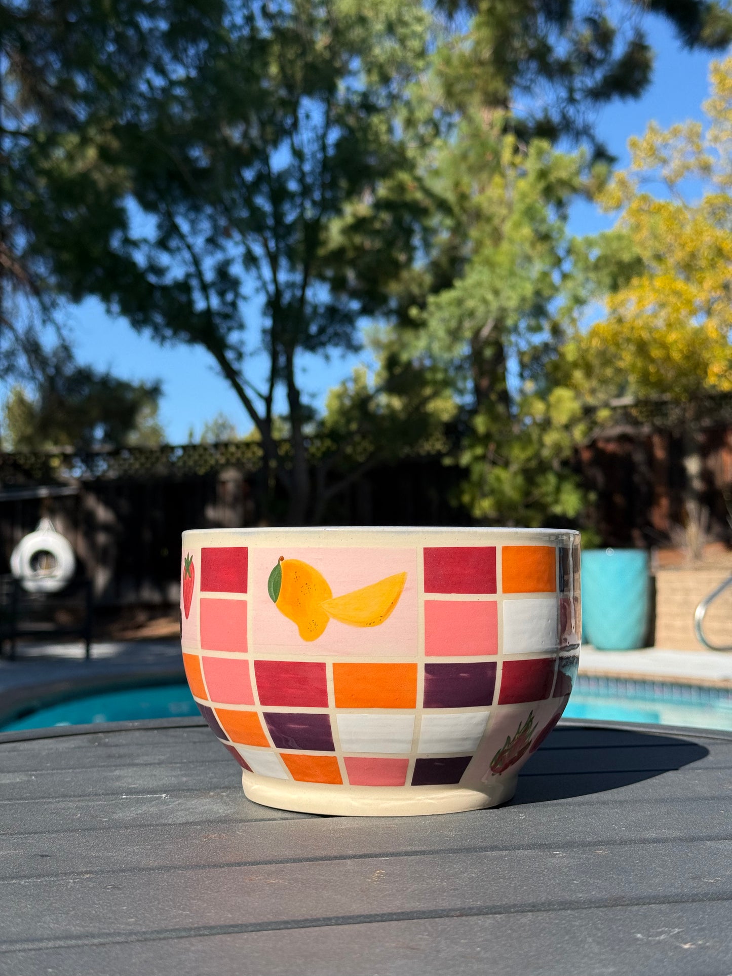 Checkered Fruit Bowl, 7 (Second)