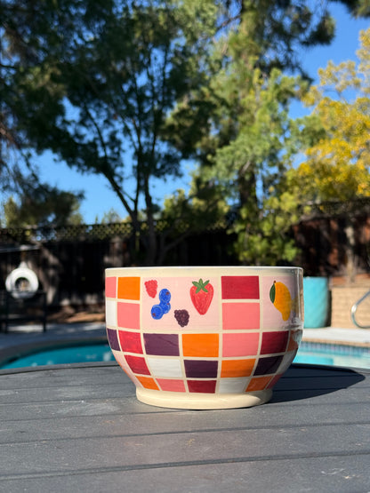 Checkered Fruit Bowl, 7 (Second)