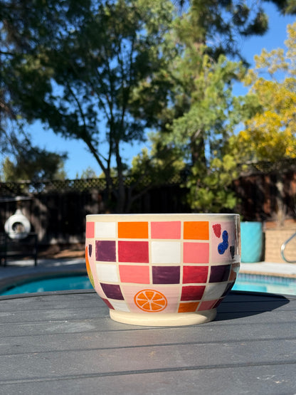 Checkered Fruit Bowl, 7 (Second)