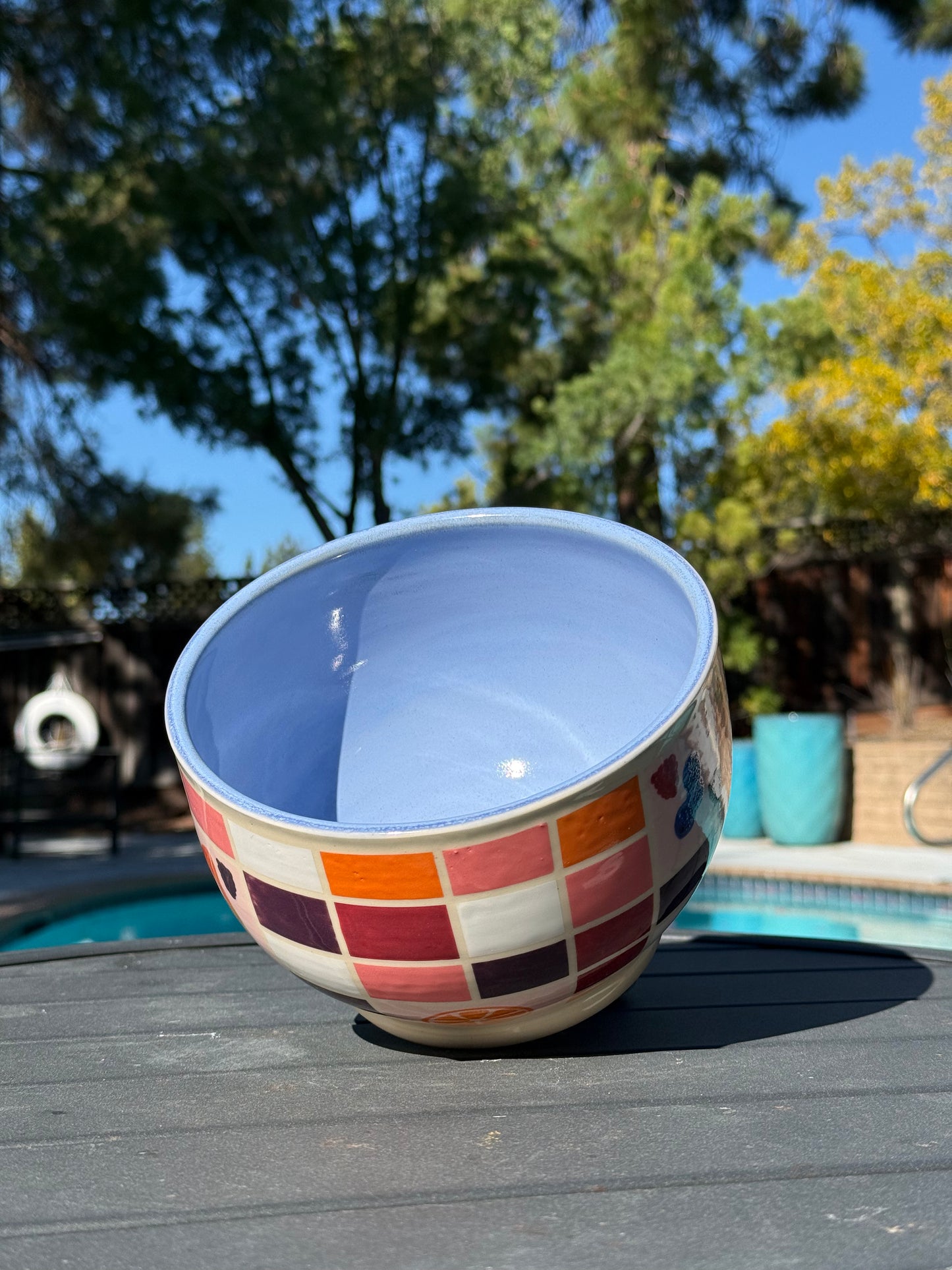 Checkered Fruit Bowl, 7 (Second)
