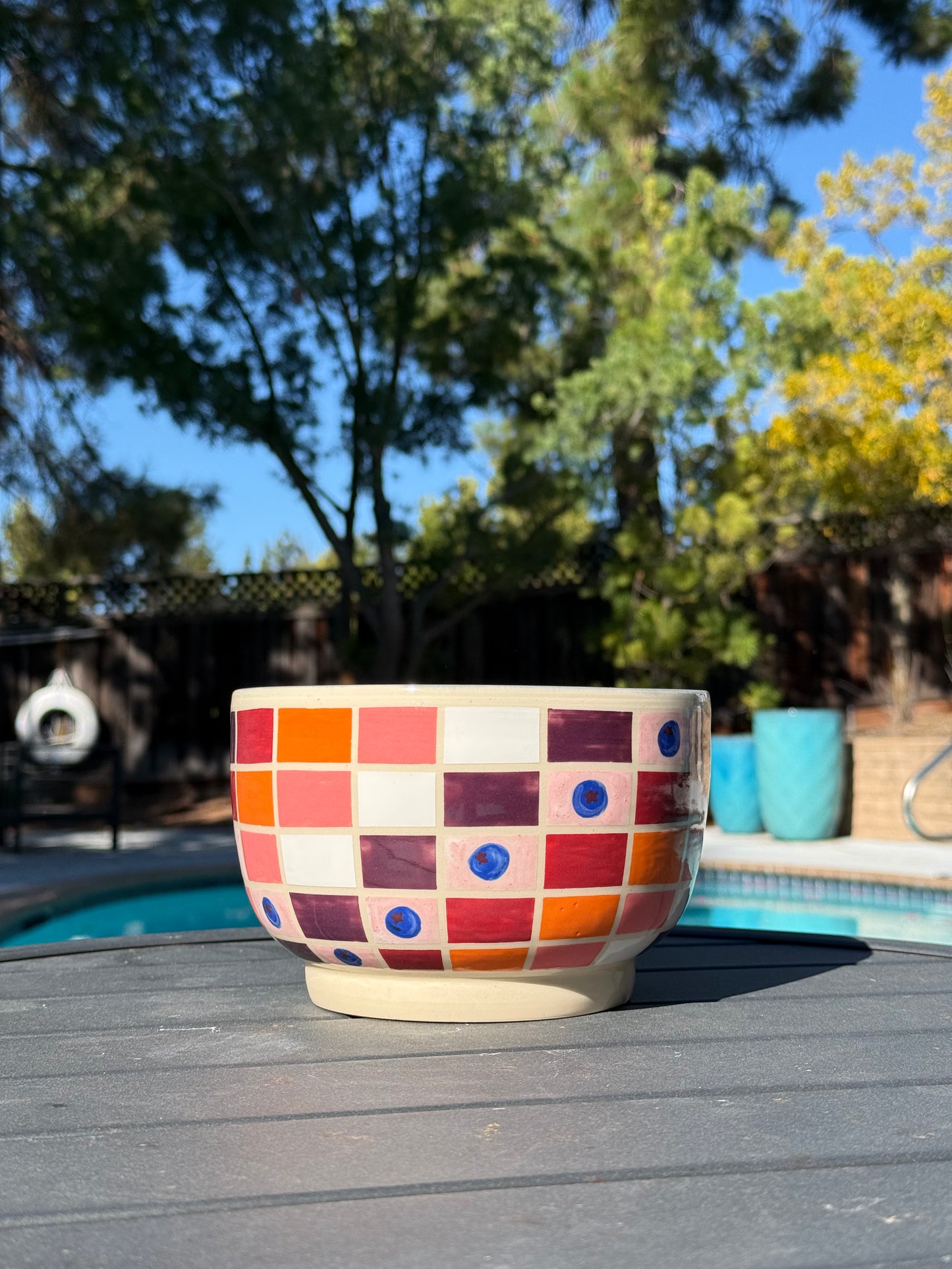 Checkered Fruit Bowl, 6 (Second)