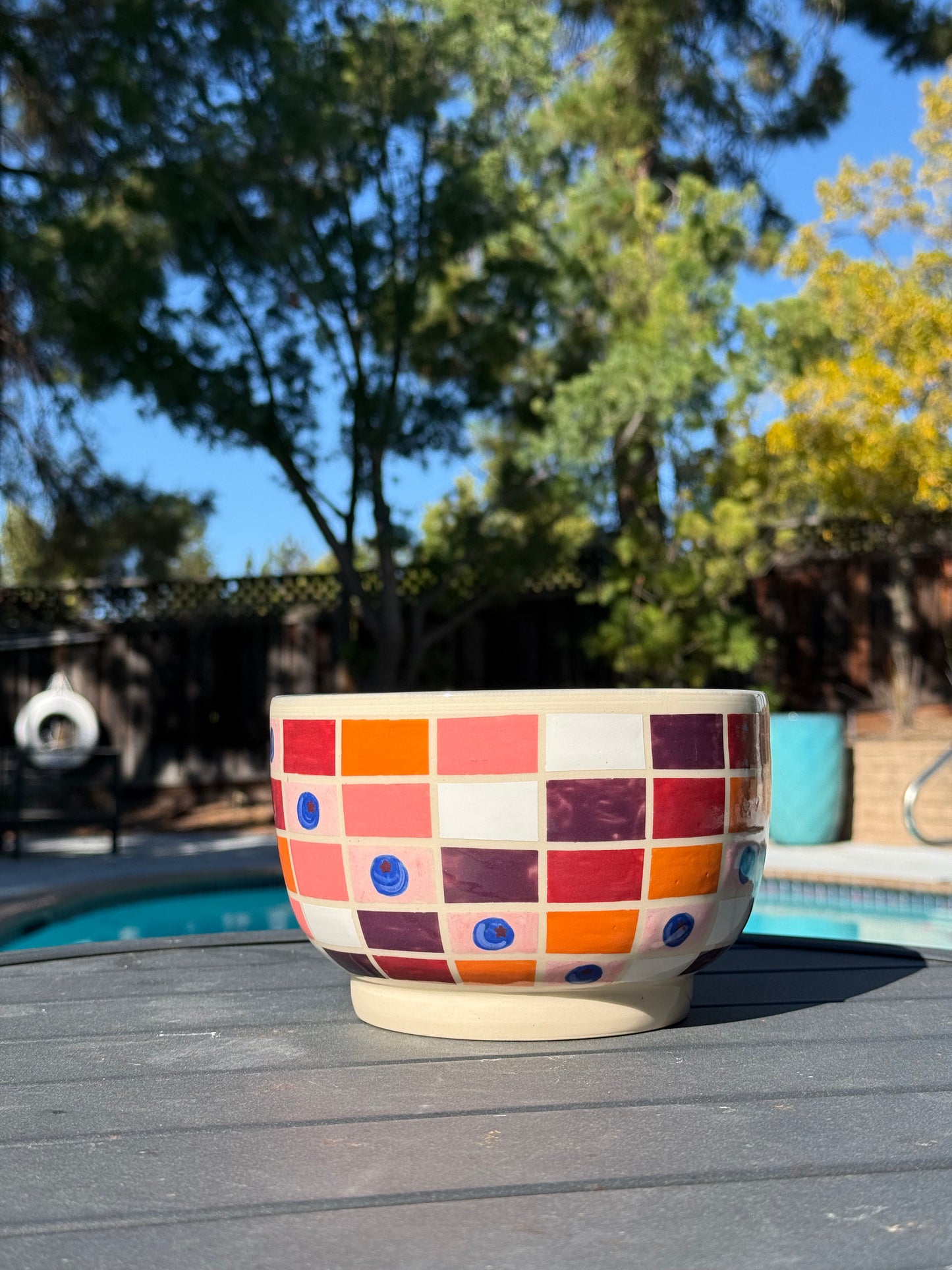Checkered Fruit Bowl, 6 (Second)