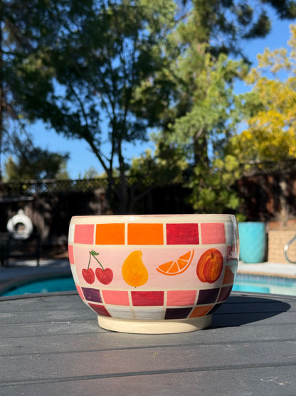 Checkered Fruit Bowl, 4 (Second)