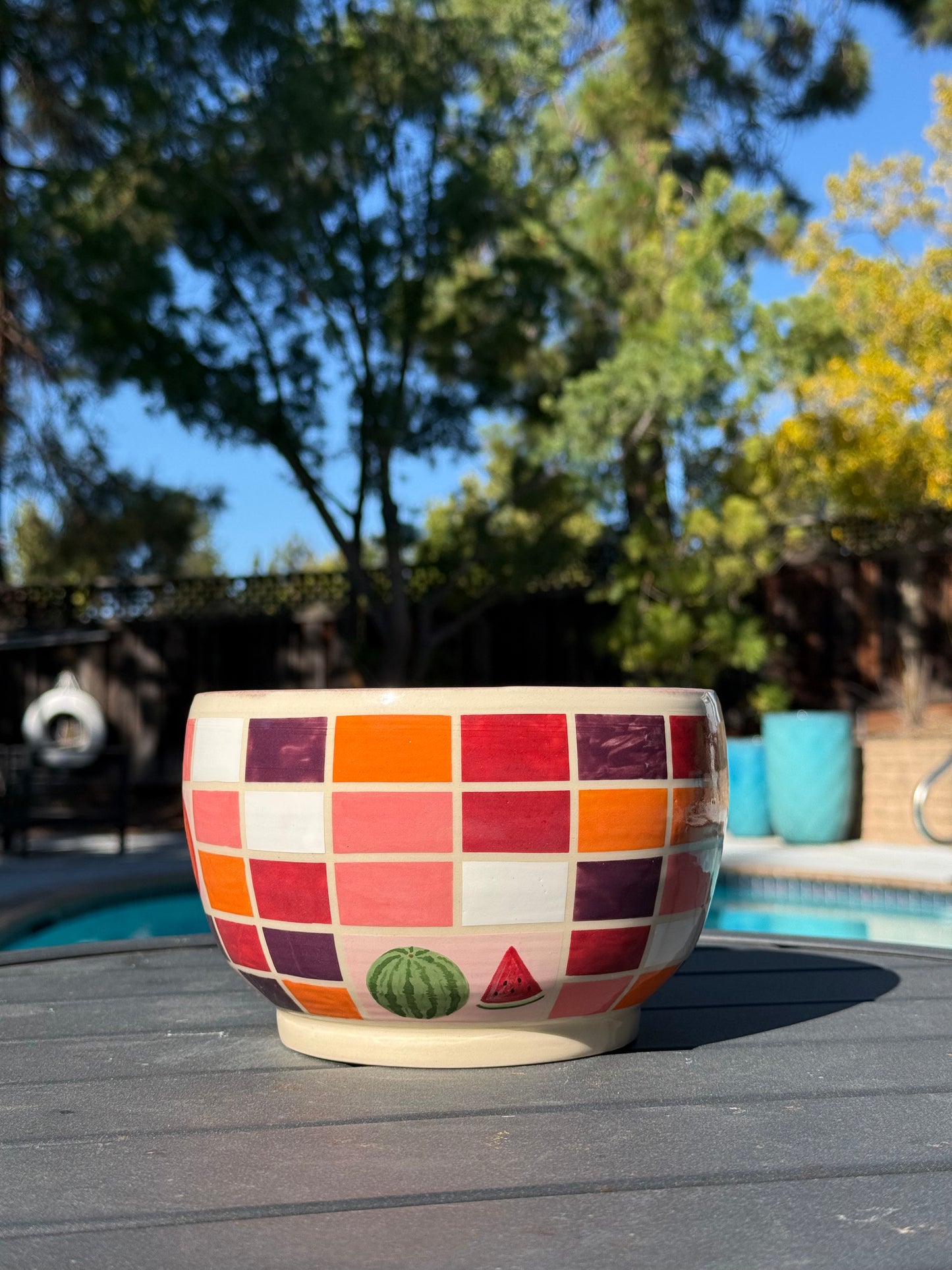 Checkered Fruit Bowl, 4 (Second)