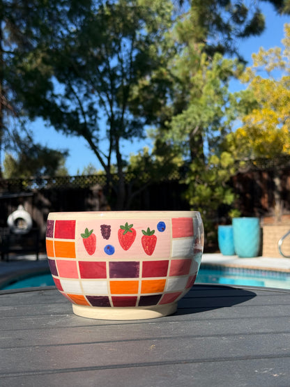 Checkered Fruit Bowl, 4 (Second)
