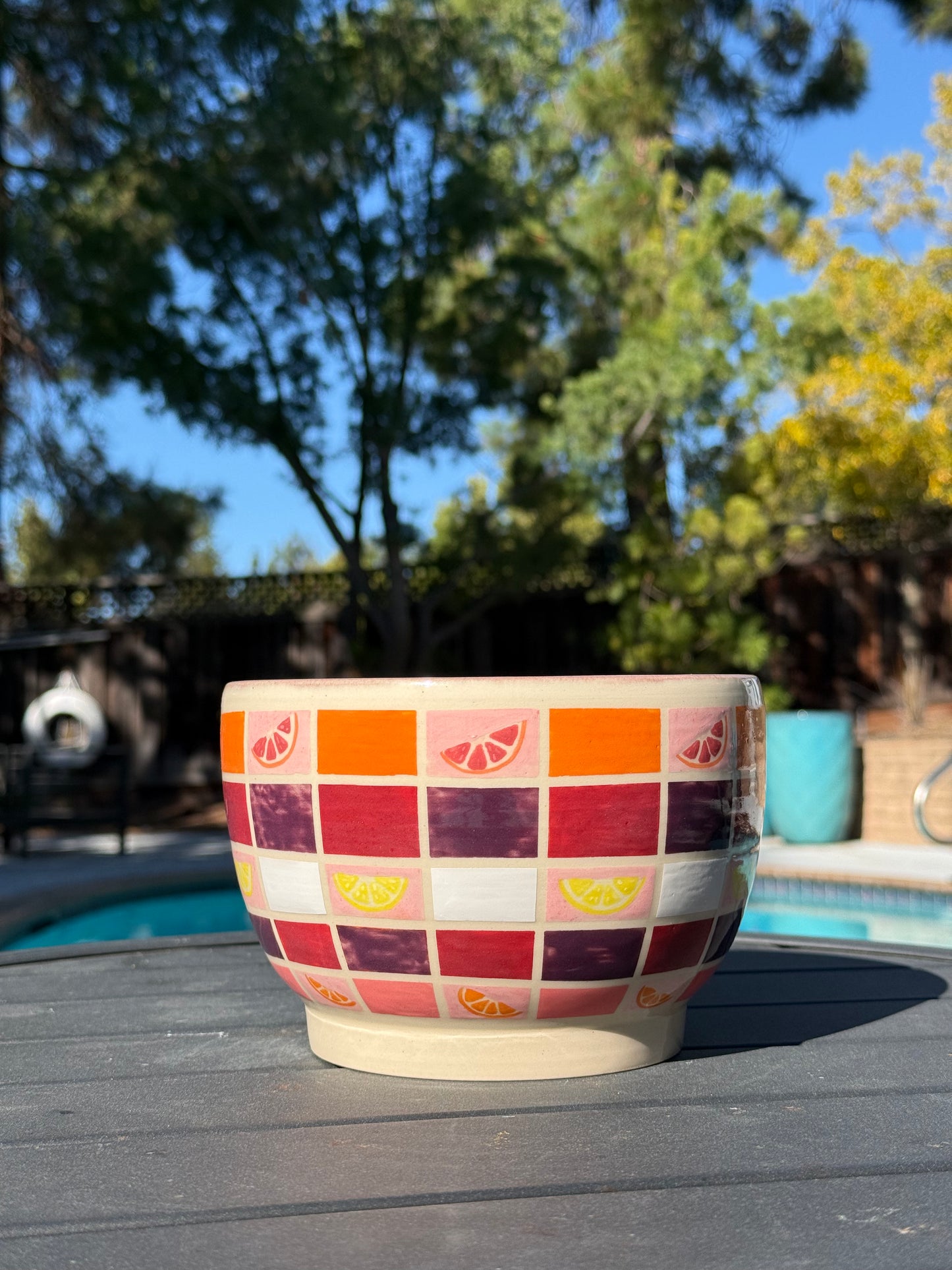 Checkered Fruit Bowl, 5 (Second)