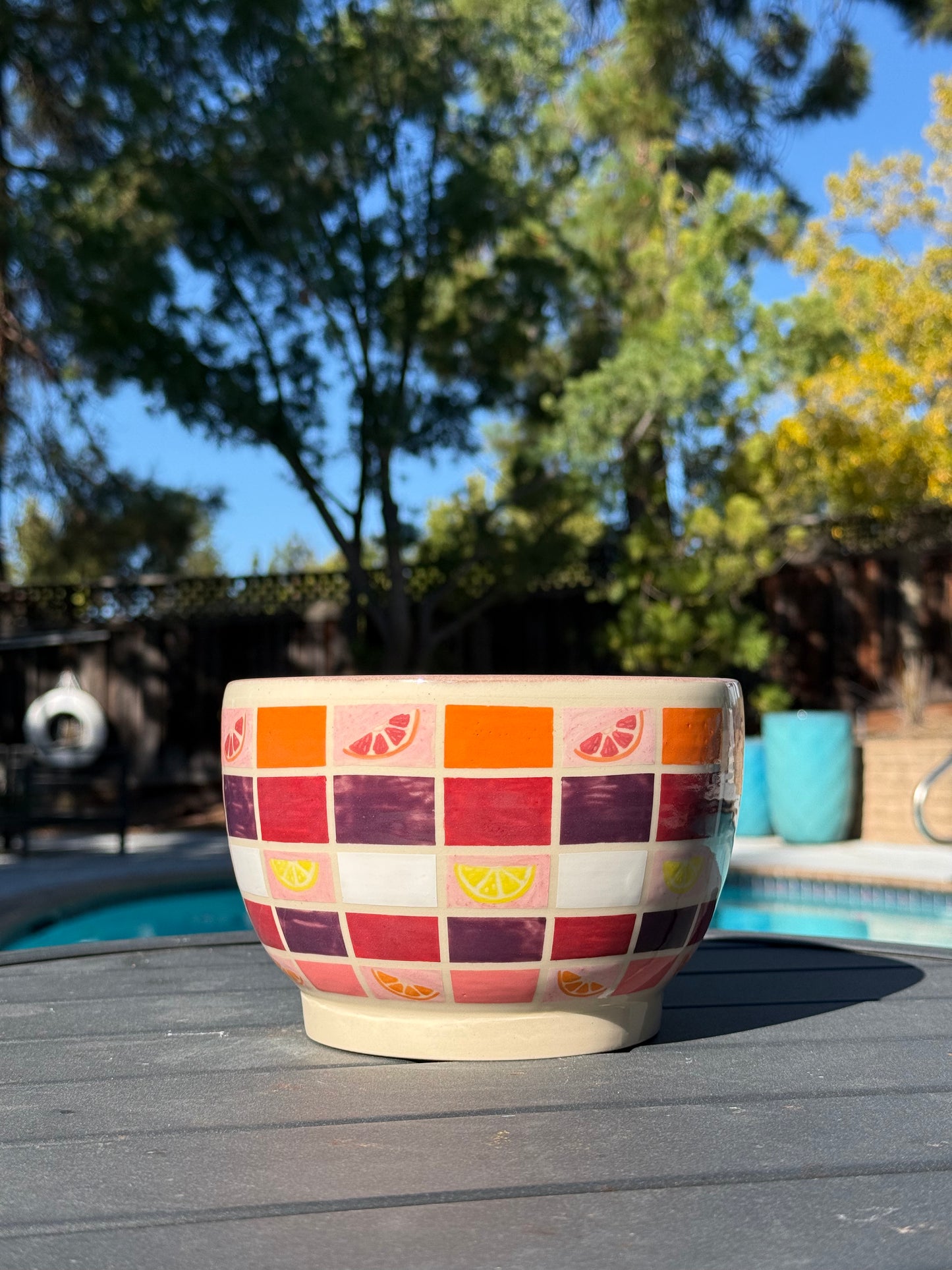 Checkered Fruit Bowl, 5 (Second)