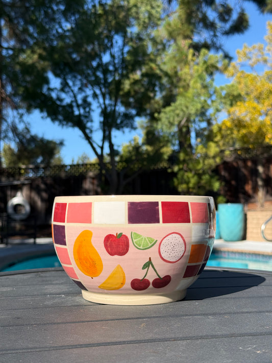Checkered Fruit Bowl, 1 (Second)