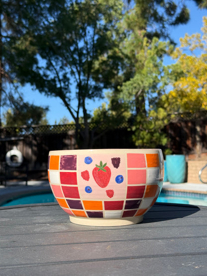 Checkered Fruit Bowl, 1 (Second)