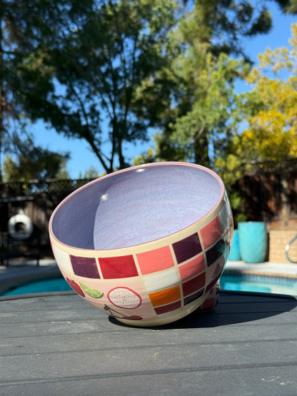 Checkered Fruit Bowl, 1 (Second)