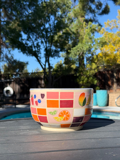 Checkered Fruit Bowl, 2 (Second)