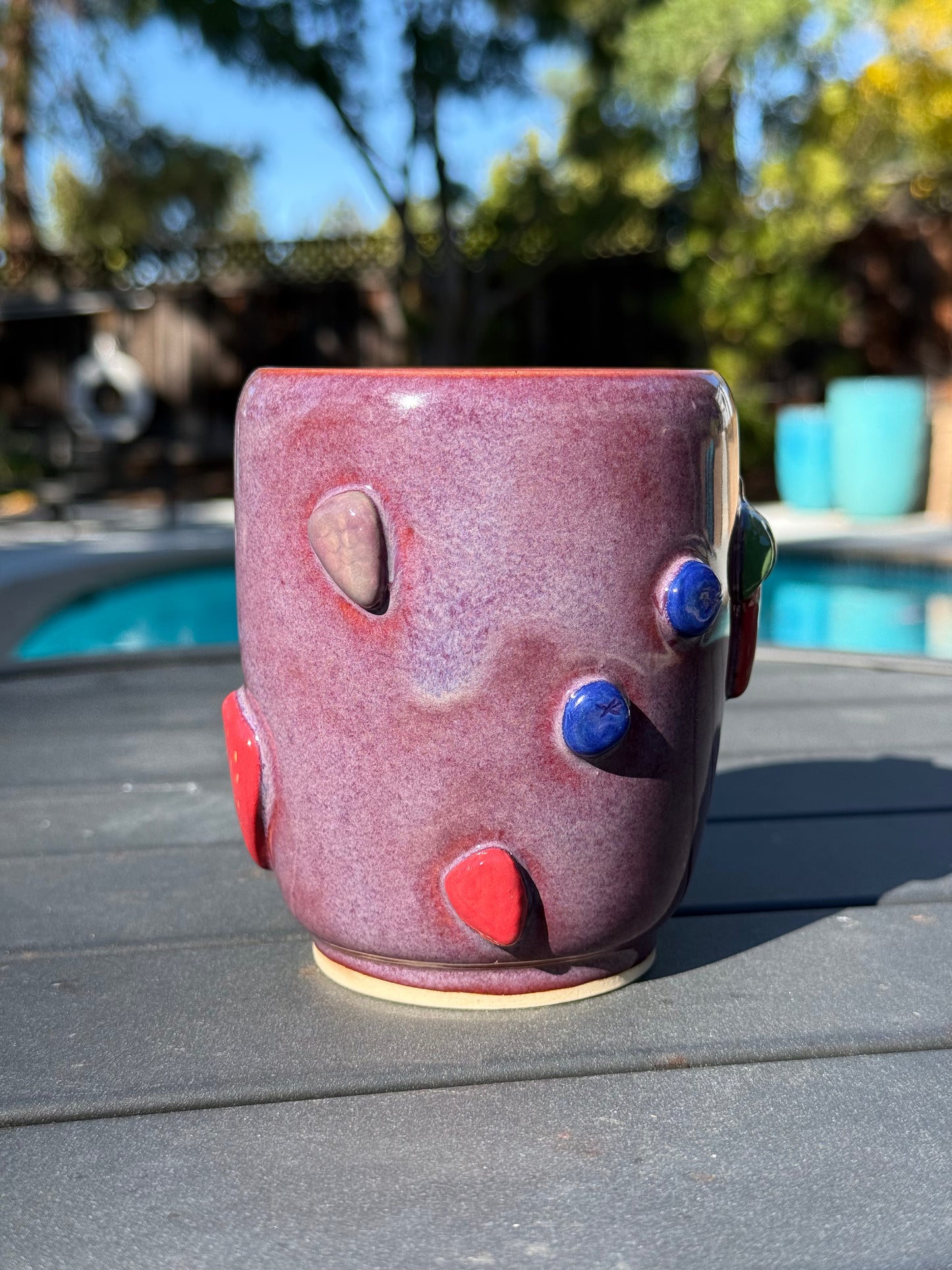 Purple 3D Berries Mug