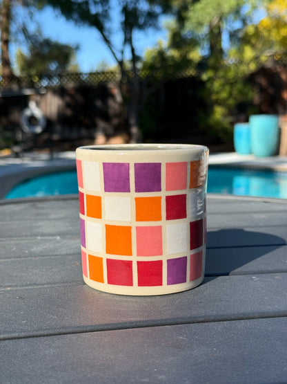 Small Checkered Mug