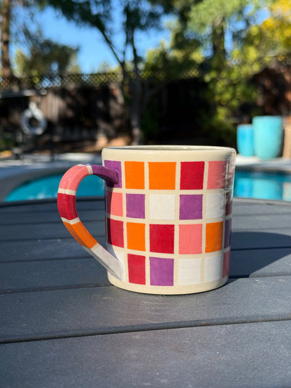 Small Checkered Mug
