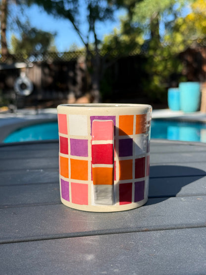 Small Checkered Mug