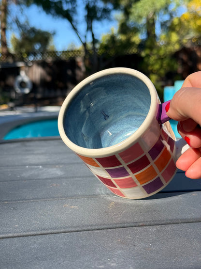 Small Checkered Mug