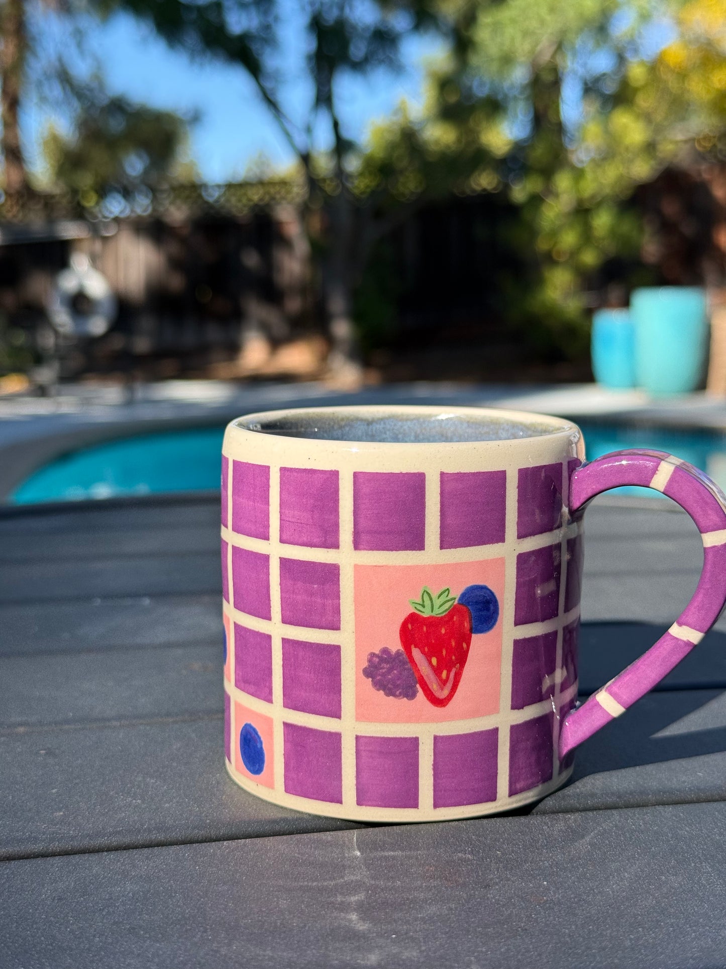 Small Purple Berries Mug