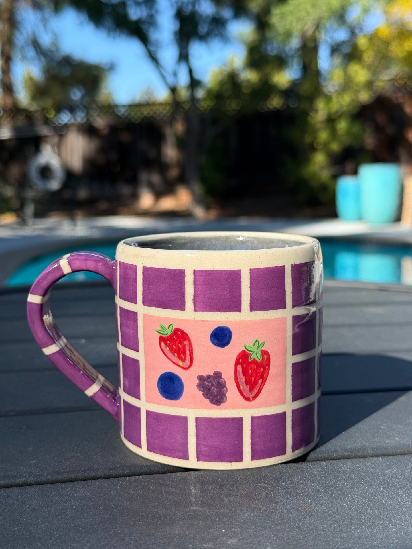 Small Purple Berries Mug