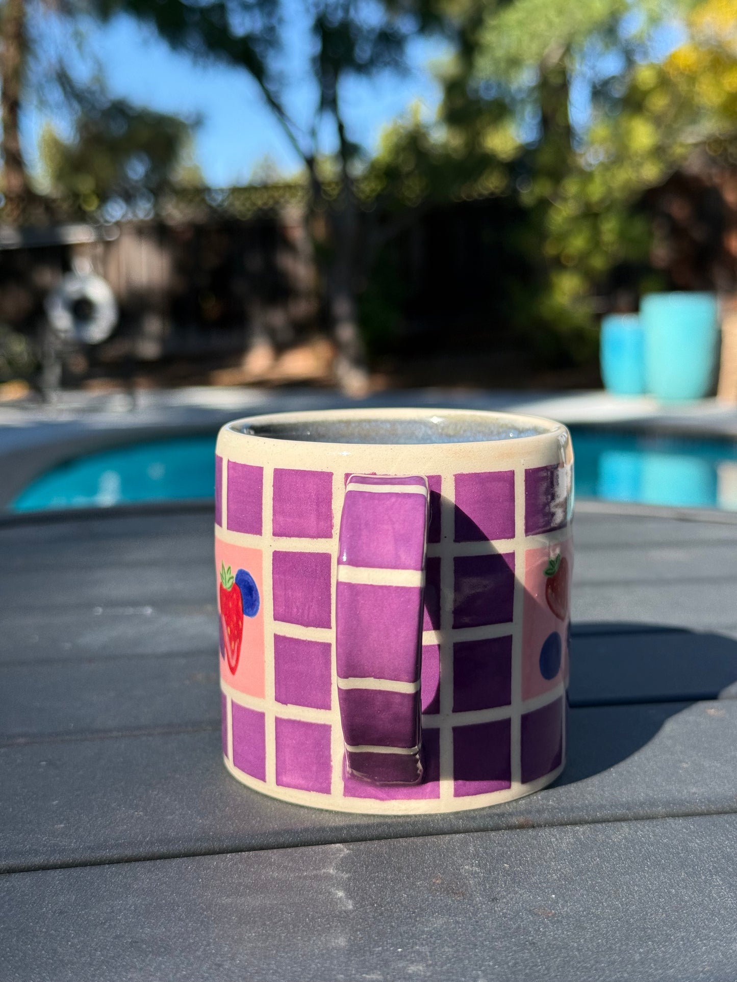 Small Purple Berries Mug