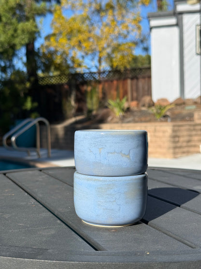 Set of 2 Small Cups - Light Blue